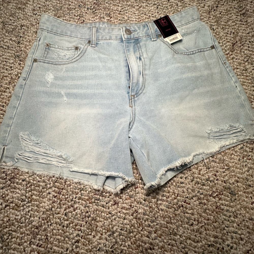 No Boundaries Light Denim Short Brand New